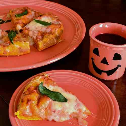 Pumpkin Crust Pizza with Sage