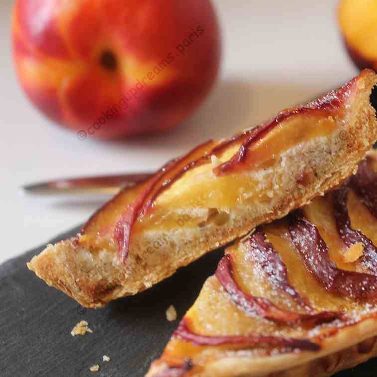 nectarine frangipane tartlets