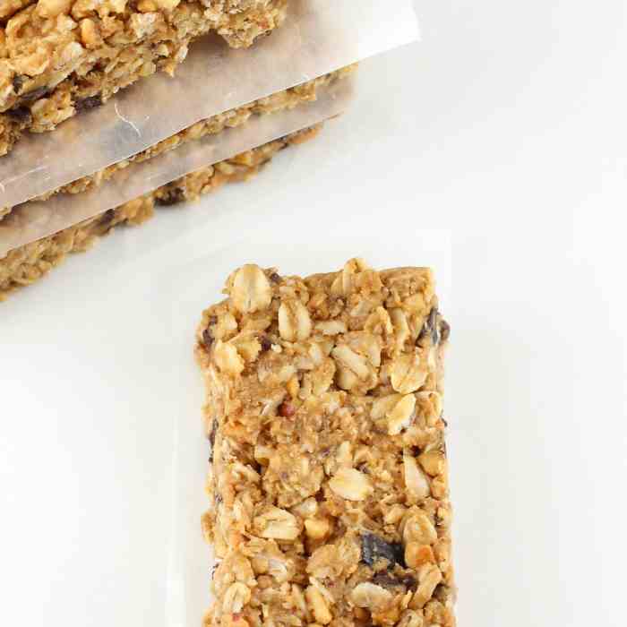 No Bake Granola Bars