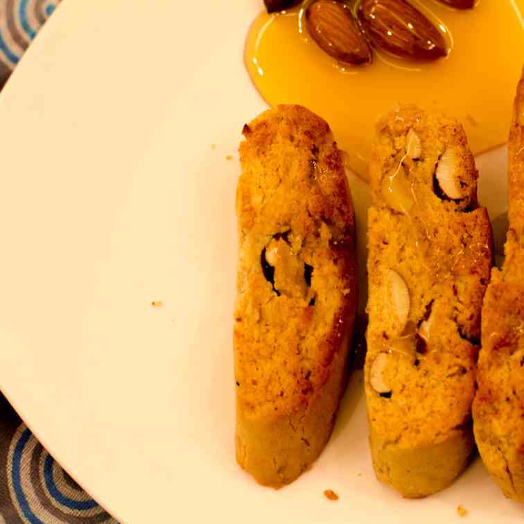 Honey Almond Biscotti