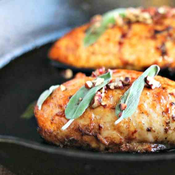 Maple Sage Glazed Chicken