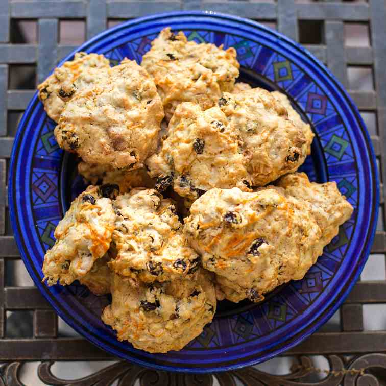 Carrot & Raisin Spice Cookies