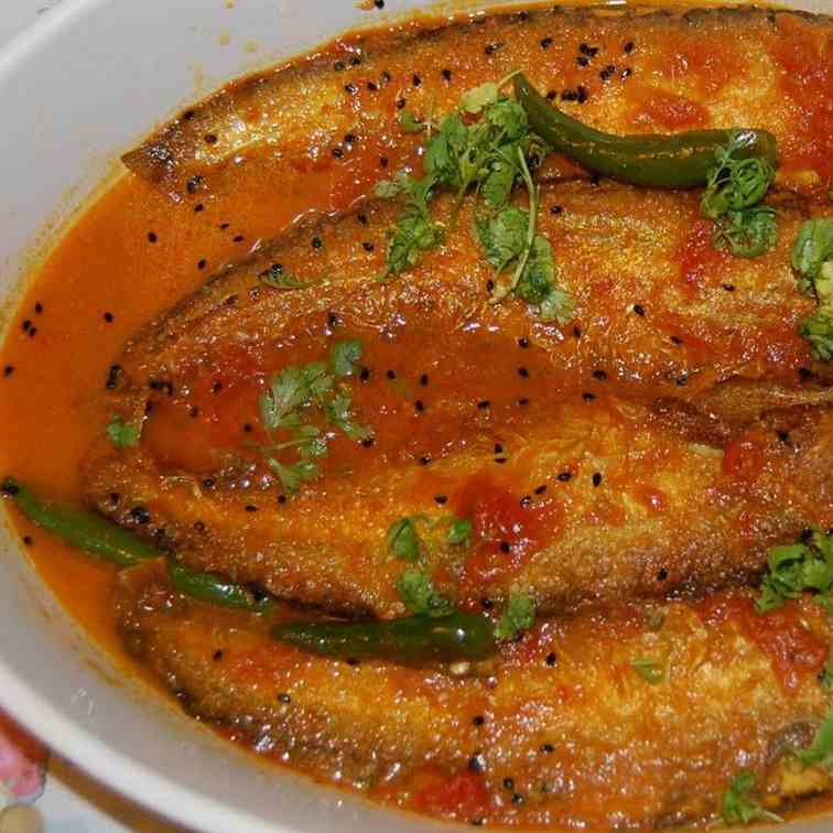 Indian fish curry 