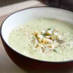 Quick Raw Corn Chowder