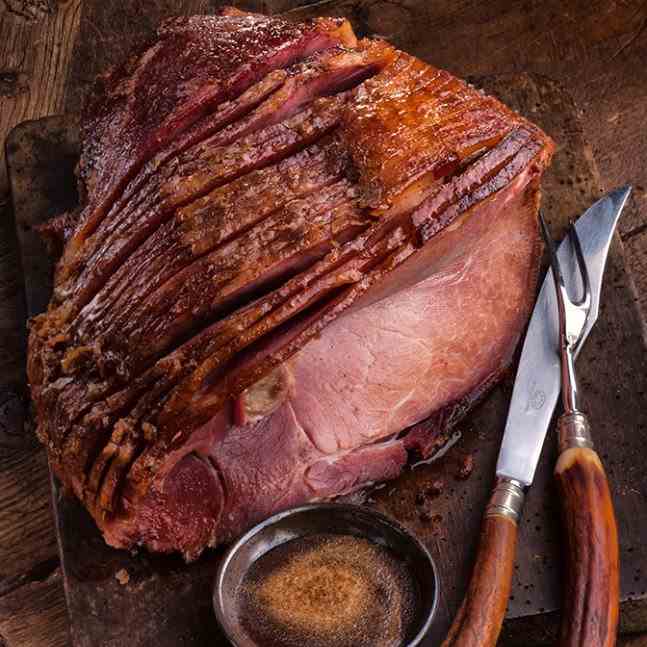 Summer Ham with Coconut Butter Glaze