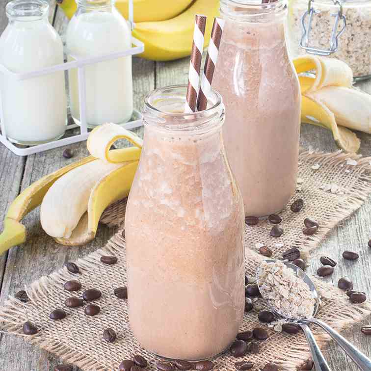  Coffee, Oat and Banana Smoothie
