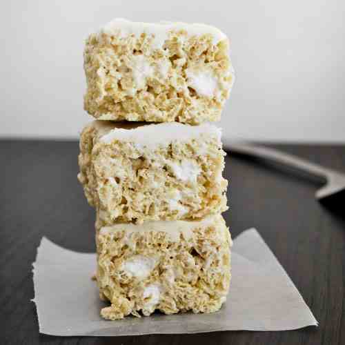 Root Beer Float Rice Krispy Treats