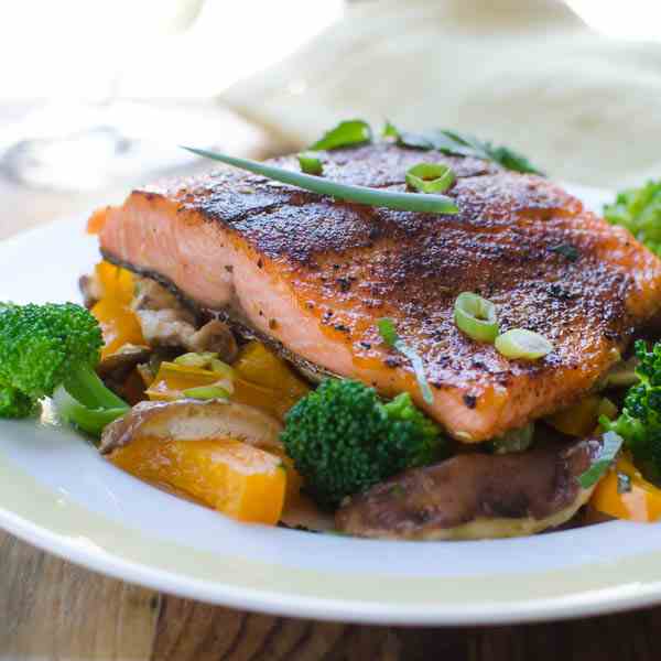 Spiced Pan-Seared Salmon