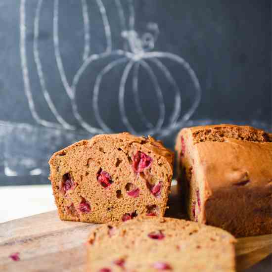 Cranberry Pumpkin Bread
