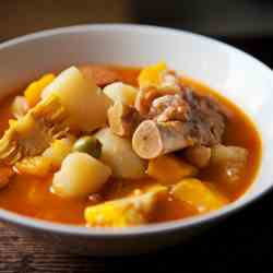 Chickpea and Pigs Feet Stew