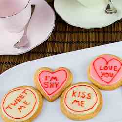 Love Heart Biscuits