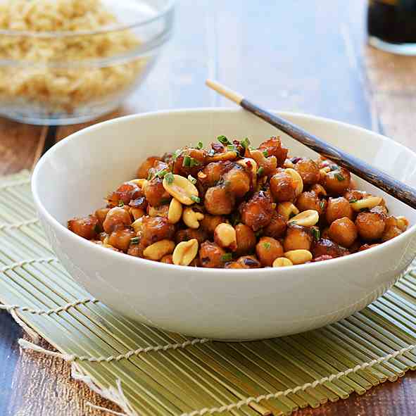 Kung Pao Chickpeas