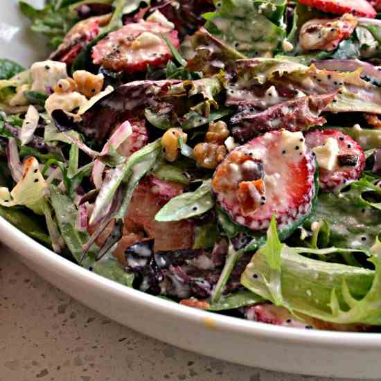 Strawberry Spinach Salad