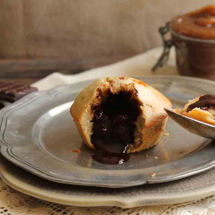 Chestnut and chocolate muffin