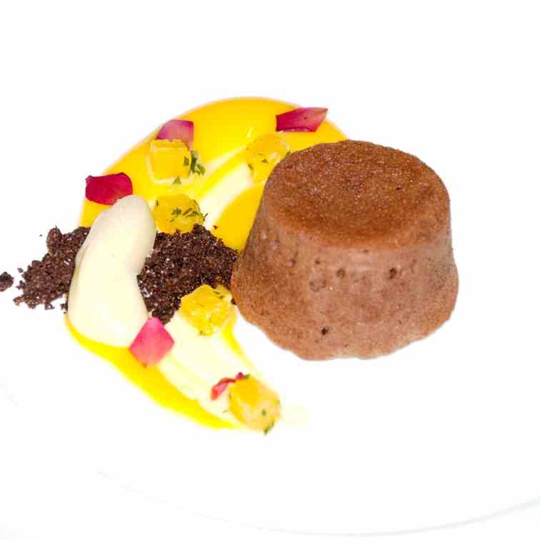 Chocolate Fondant - Orange Curd