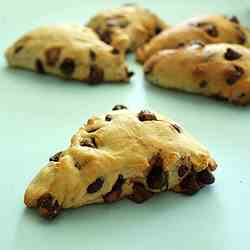 Chocolate-Peanut Butter-Chip Scones