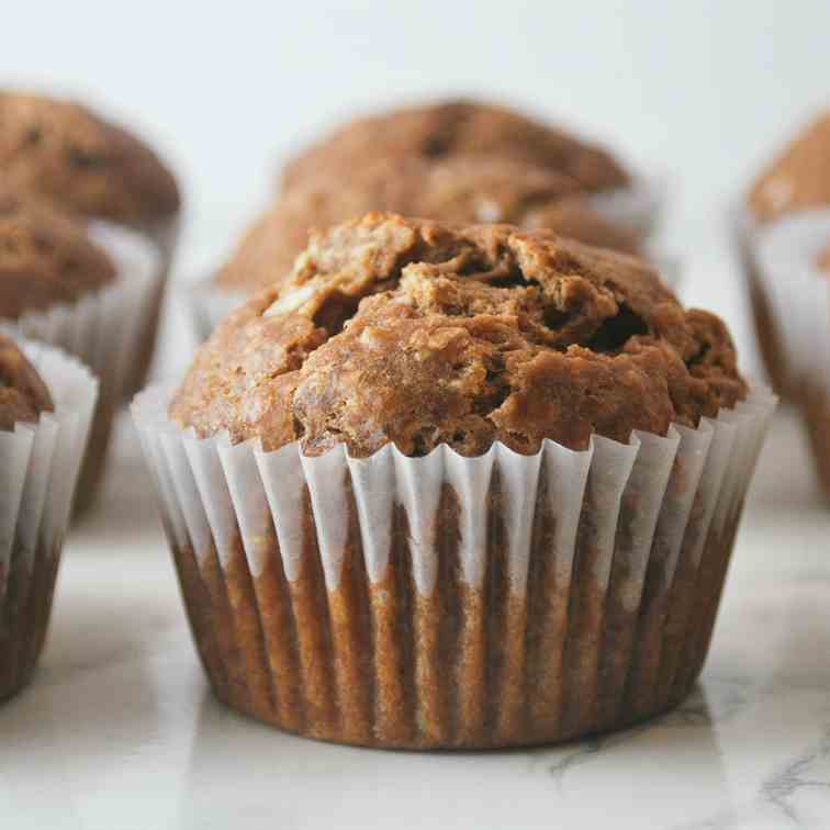 Healthy Banana Coconut Muffins