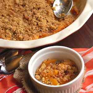 Nectarine Crumble with Sesame