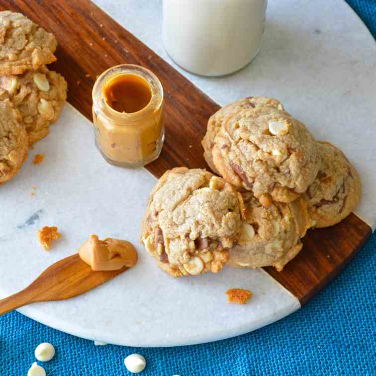 White Chocolate Peanut Butter Cookies