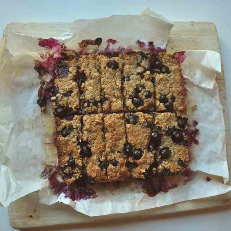 Blueberry Peanut Bars