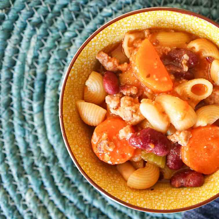 Hearty Instant Pot Pasta Fagioli Recipe