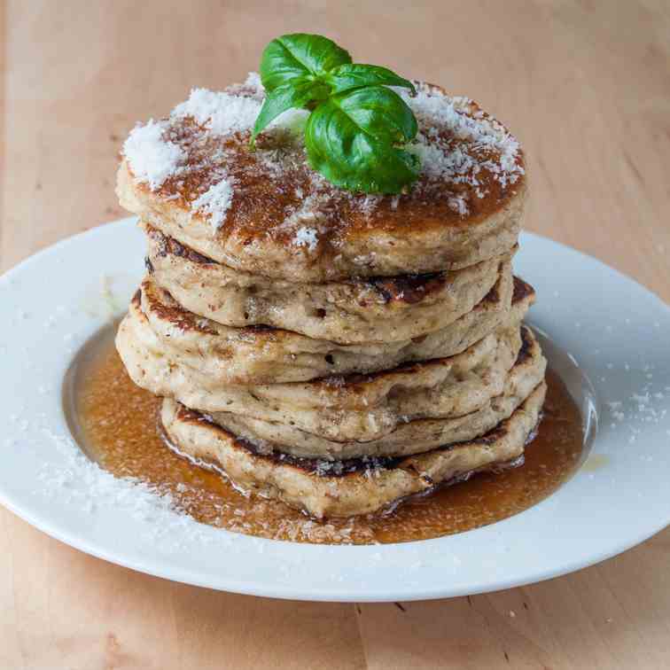 banana and coconut pancakes