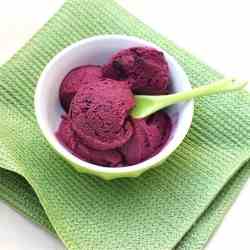 Blueberry Sherbet