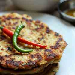 Cabbage Akki Rotti