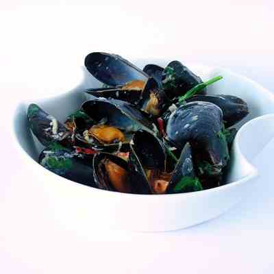 Thai style mussels