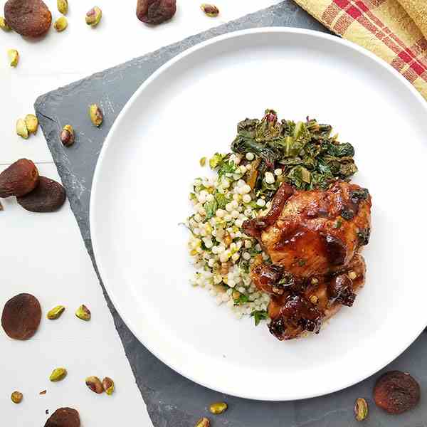 Moroccan glazed chicken