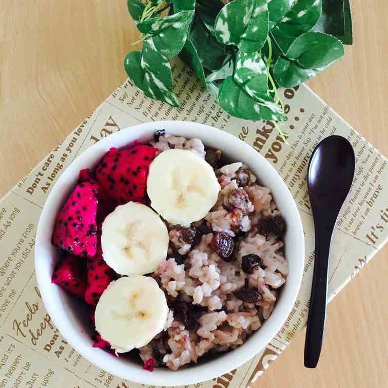 Rainy Day Wild Rice Pudding