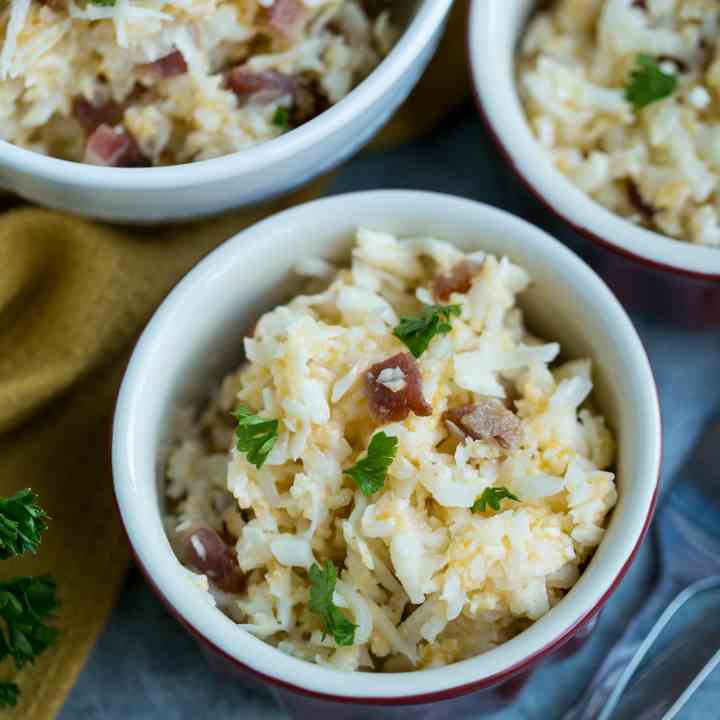 Cheesy Cauliflower Rice