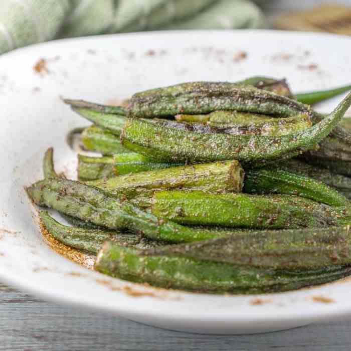 Roasted Cajun Okra