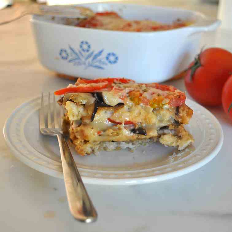 Light and Fresh Eggplant Parmesan