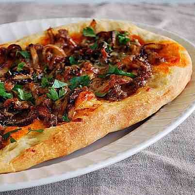 Sausage Caramelized Onion Flatbread