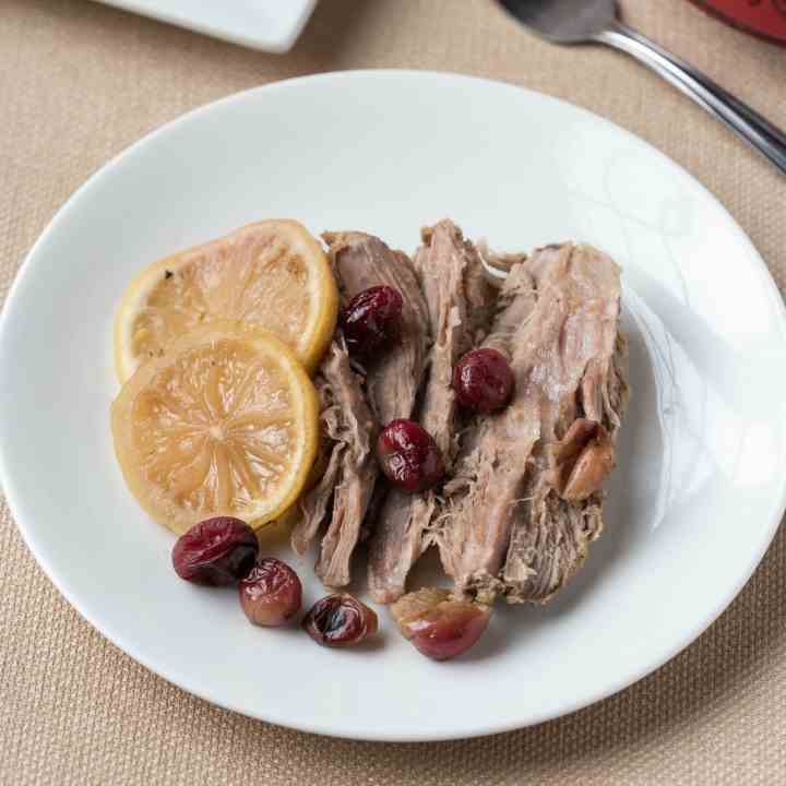 Crock Pot Cranberry Pork Roast