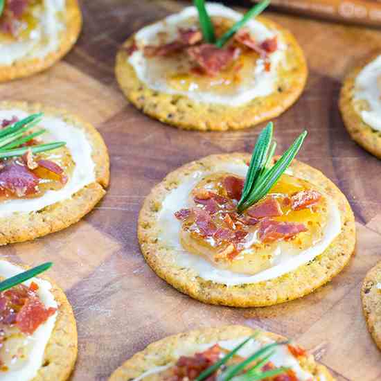 Fig Prosciutto Sweet Potato Crackers