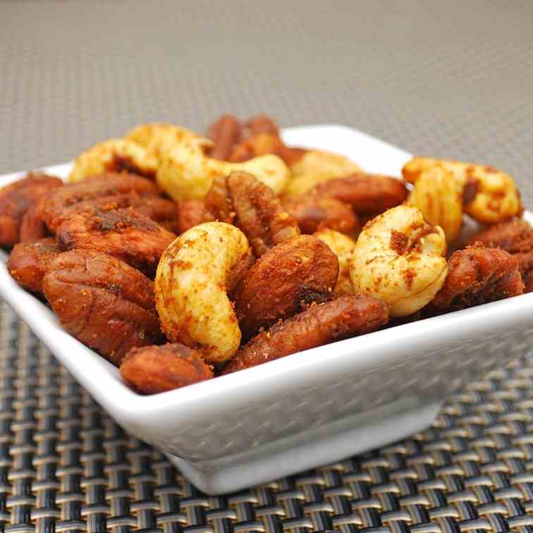 Spicy Roasted Nuts