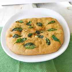 Spinach Parmesan Focaccia