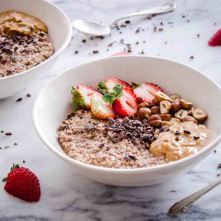 Chocolate Nut Butter Overnight Oats