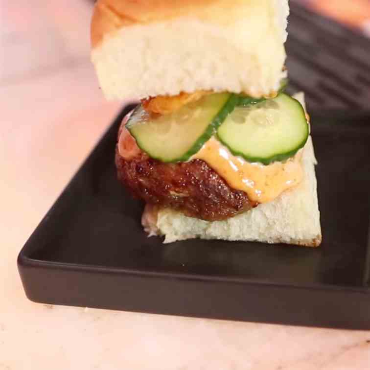 Korean Meatball Sliders