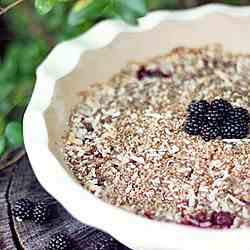 Wild Blackberry Crumble