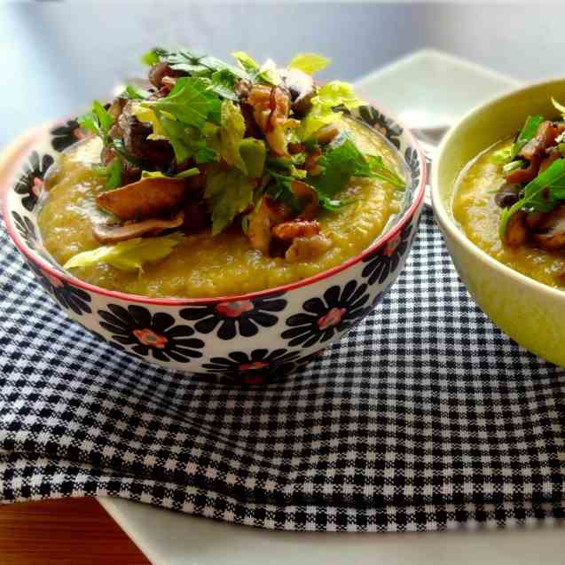 Celery Root and Potato Soup 