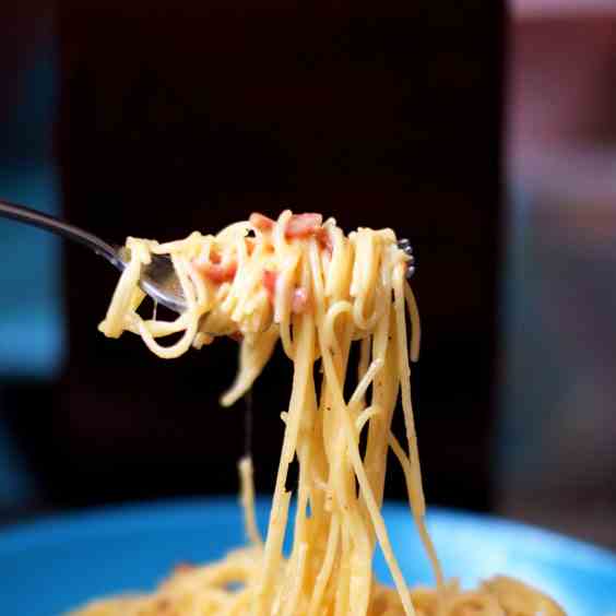 Non-traditional Pasta Carbonara