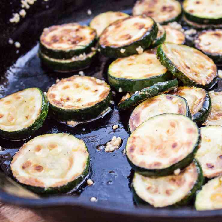 Garlic Sautéed Skillet Zucchini