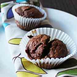 Chocolate Banana Muffins