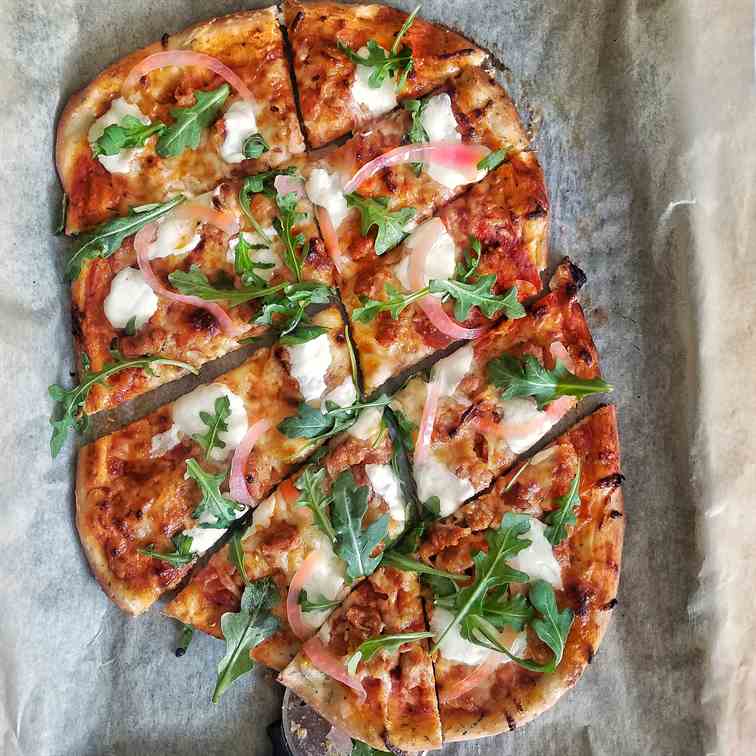 Sausage and Pepperoni Pizza