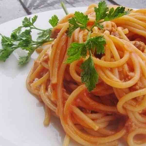 Roasted Red Pepper Pasta 