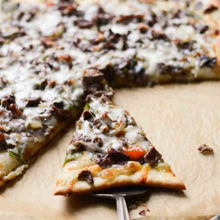 Philly Cheese Steak Pizza