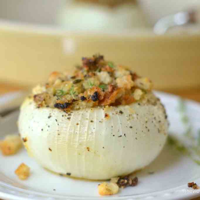 Provencal Style Stuffed Onions